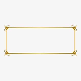 传统花边边框素材免抠