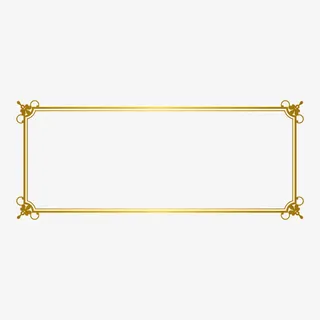 传统花边边框素材免抠
