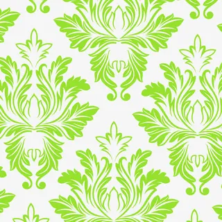 矢量绿色花纹免抠