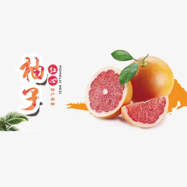 红柚海报设计免抠