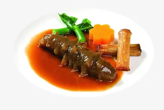 烧菜葱烧活海参免抠