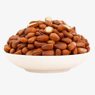 彩色简约装饰松子仁装饰图免抠