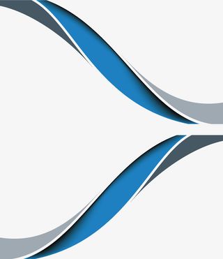 螺旋抽象商业蓝色渐变条免抠