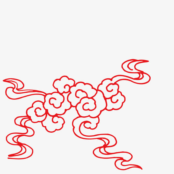 祥云奇彩免抠