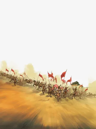 千军万马古战场高清免抠素材免抠