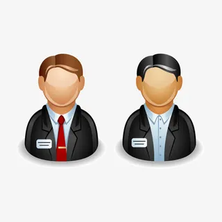 男士领导头像免抠