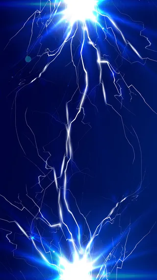 蓝色炫彩光影H5背景高清