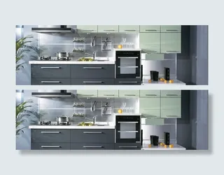 厨房背景banner免抠