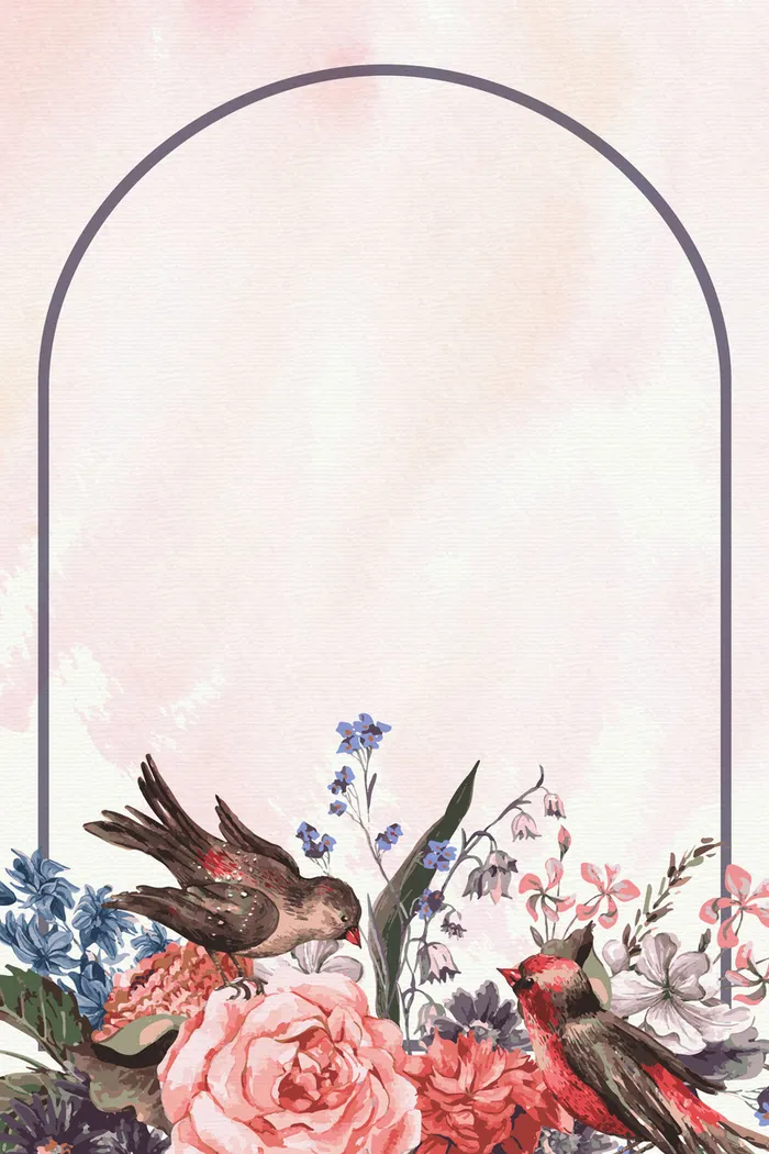 矢量水彩泼墨花朵梦幻背景高清