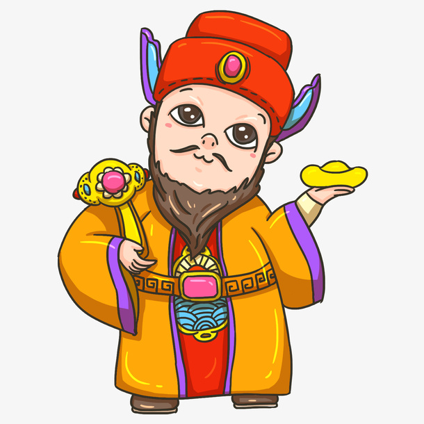 财福猪金元宝免抠