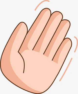 拒绝手势矢量免抠