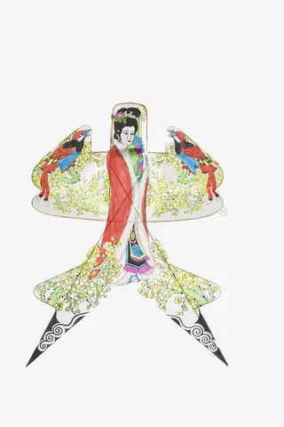 彩色创意中国风风筝免抠