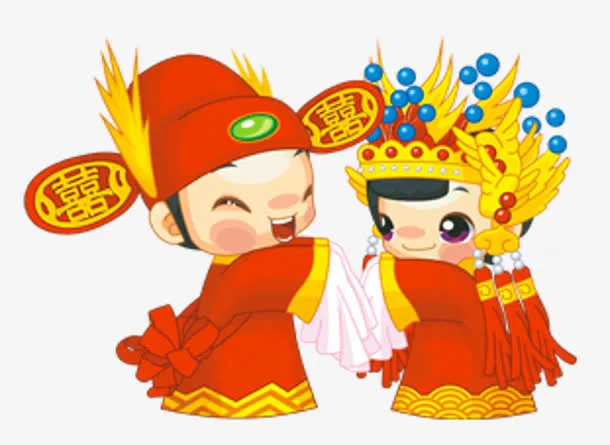 中式新婚免抠
