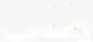 白云 漂浮绿色叶子花朵png素材免抠