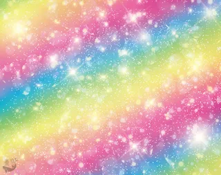 彩虹 炫彩 光晕 独角兽背景