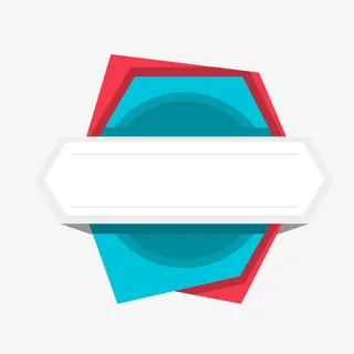 卡通不规则图形文案背景