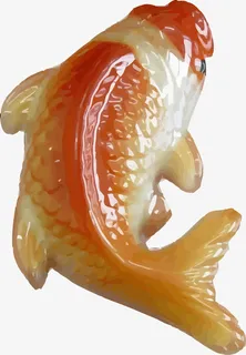 新年鱼年糕矢量免抠