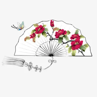 韩国水墨画 韩国元素免抠