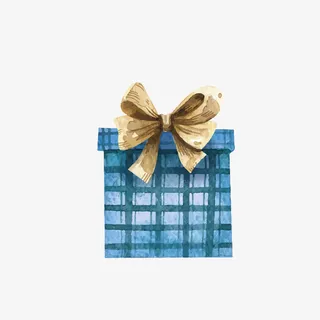 卡通文艺精美礼盒设计包装设计免抠