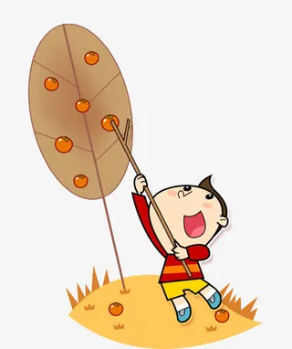 卡通秋天元素免抠