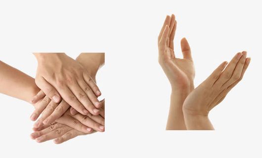 各种手势击掌握手免抠
