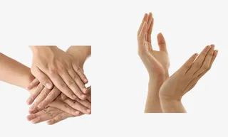 各种手势击掌握手免抠