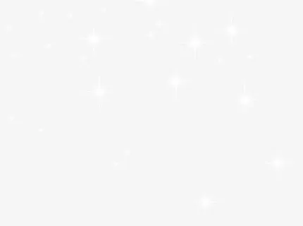手绘白色闪光星星免抠