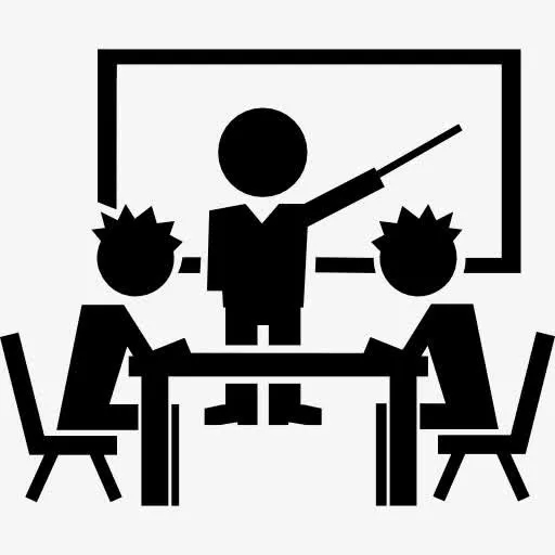 学生在课堂图标免抠