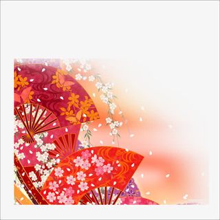 重阳扇子免抠
