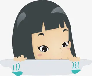 偷看的小女孩免抠