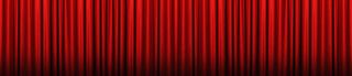 红色厚重幕布舞台免抠