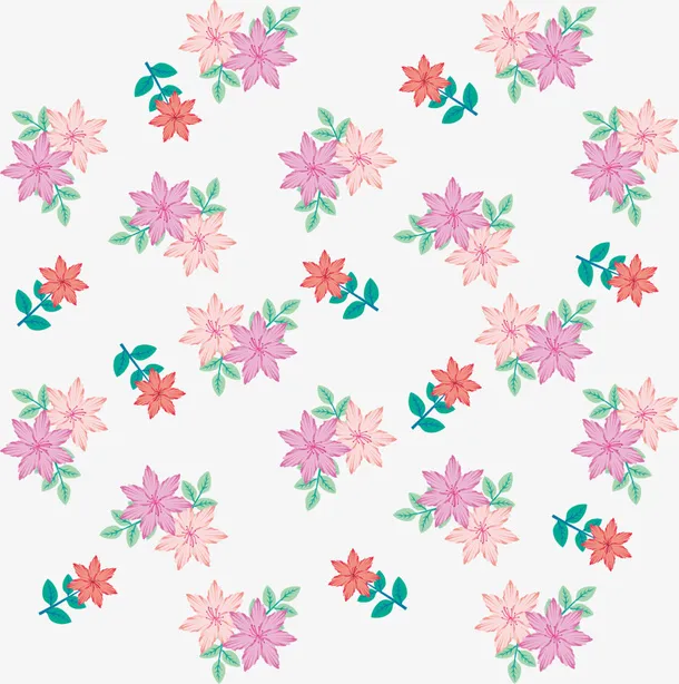 粉色春季花朵背景