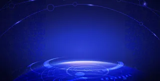 蓝色科技展会背景高清