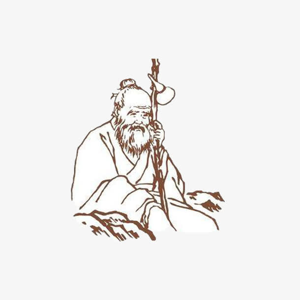 华佗在世中医名家肖像免抠