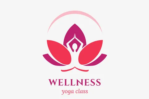 瑜伽馆标识免抠