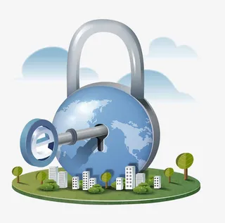 环保环境问题插画免抠标签元素