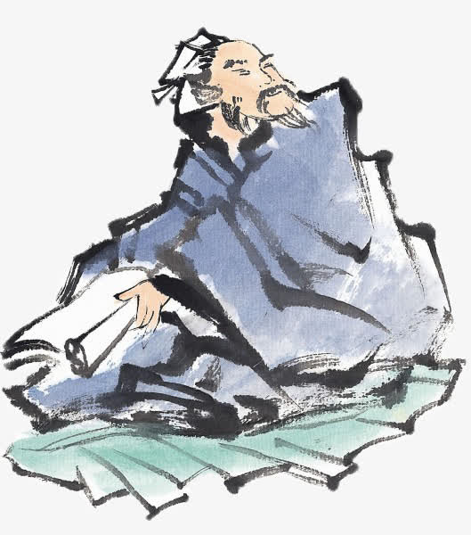 水墨人物免抠