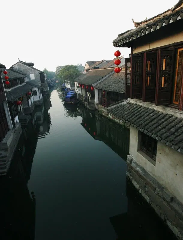 周庄沿河住宿免抠