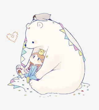 熊和少女免抠