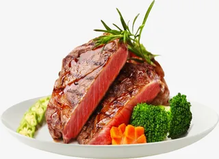 牛排西兰花免抠