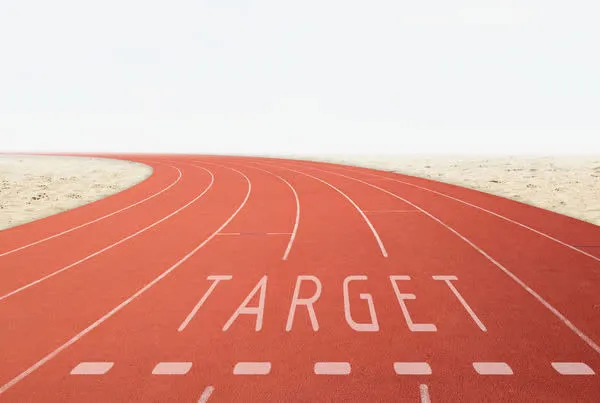 手绘红色跑道免抠