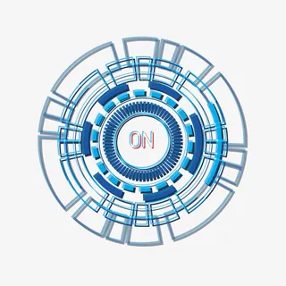 卡通科技产品周边装饰免抠
