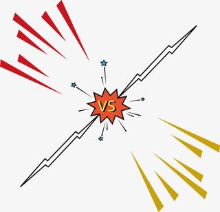 爆炸效果对比框免抠