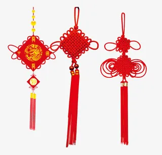 红色中国结免抠