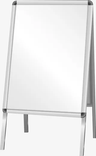 矢量塑料展示板免抠