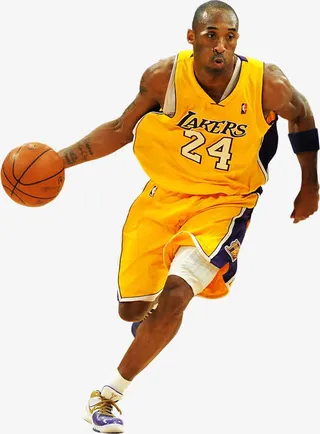 黄色衣服篮球运动员淘宝促销免抠