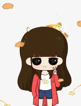 卡通女孩免抠