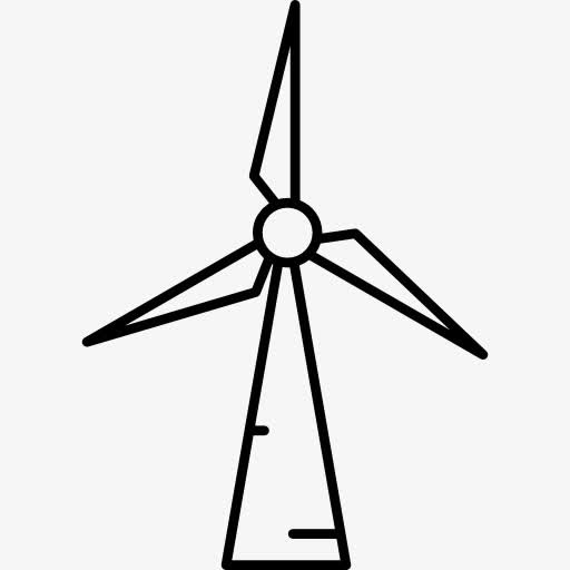 风力发电机图标免抠
