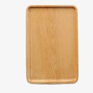 矩形木餐盘简约可洗免抠