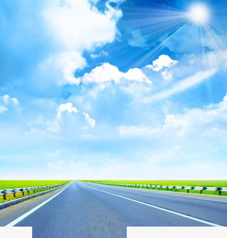 蓝天白云淘宝页面男鞋海报设计免抠